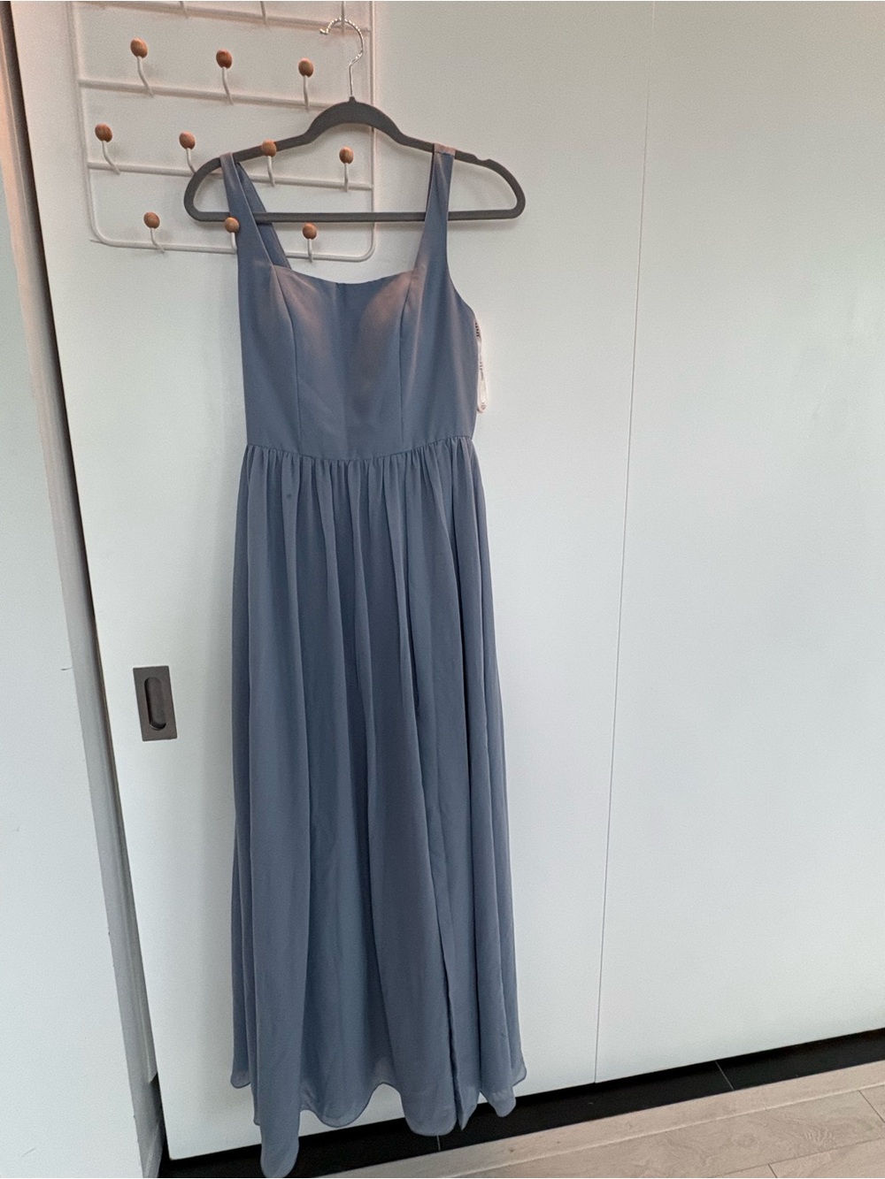 JJ's House Kristy A-line Square Chiffon Dress